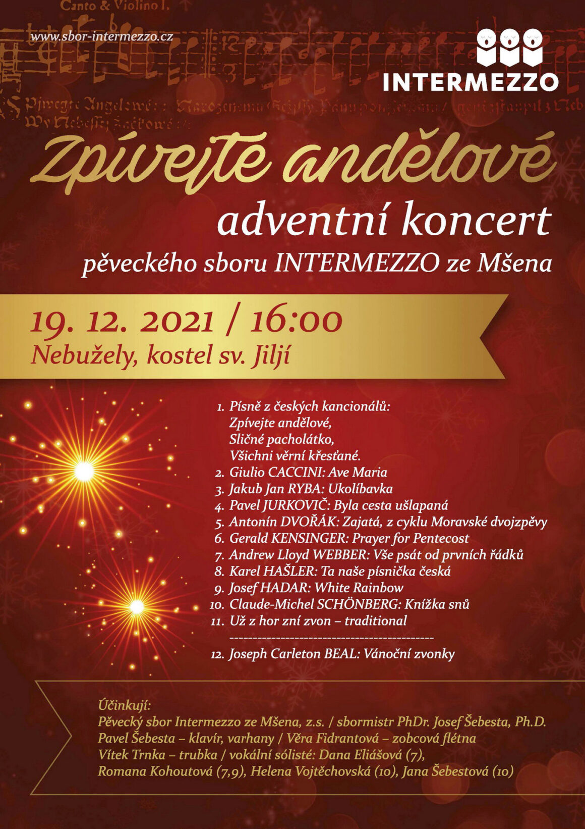 Adventní koncert, Nebužely, kostel sv. Jiljí