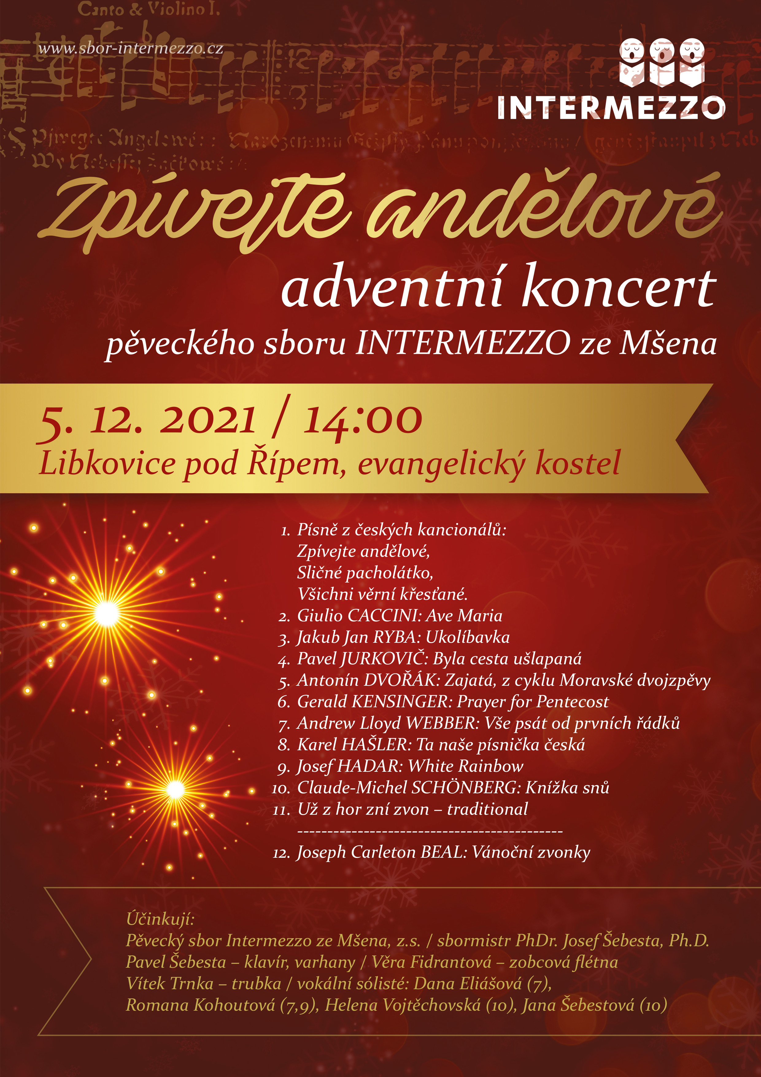 Adventní koncerty, Libkovice pod Řípem, evangelický kostel