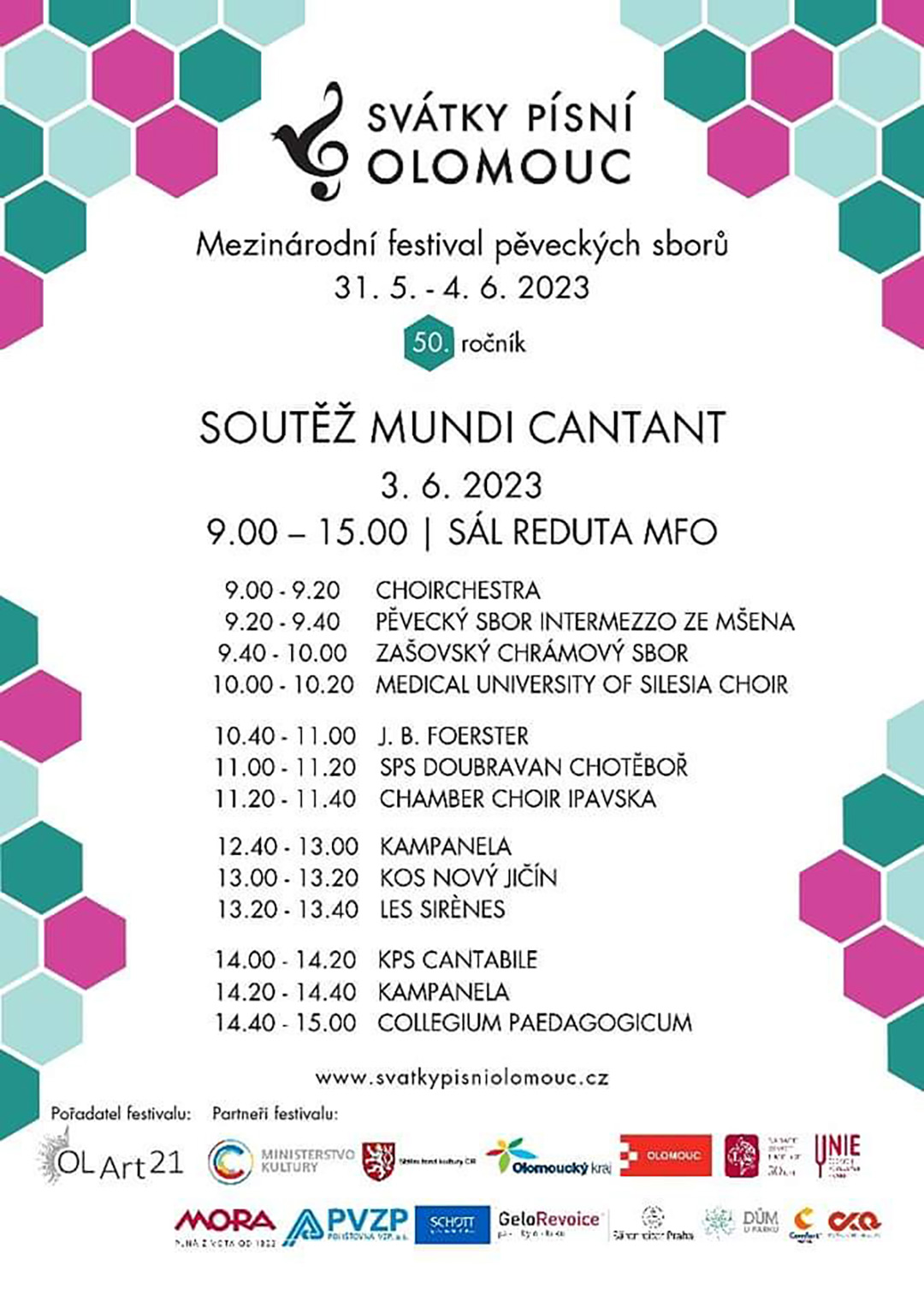 Svátky písní Olomouc, soutěžní festival